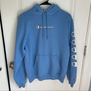 Light Blue Champion Hoodie